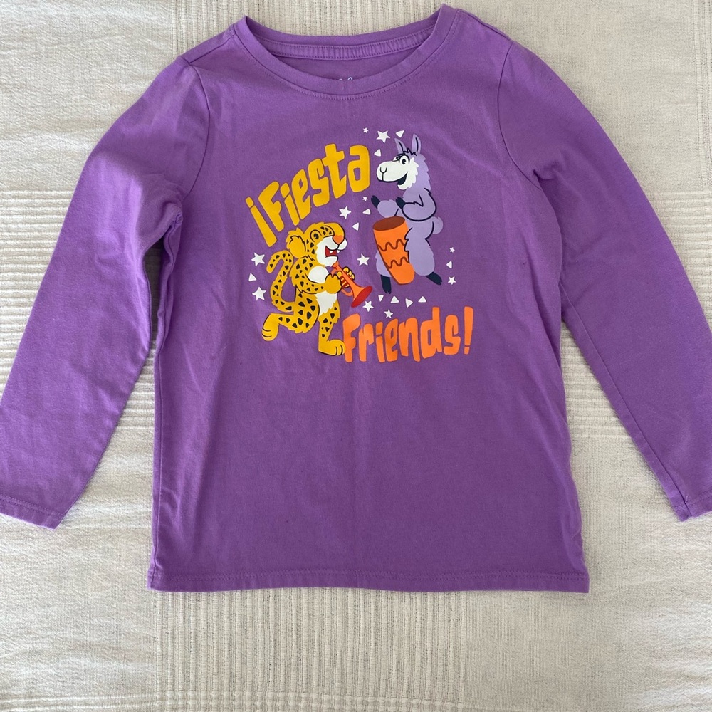 Size XS (4/5) - Fiesta Friends Purple Kids Shirt